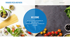Desktop Screenshot of paradisepizzaandpasta.com